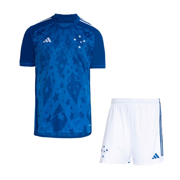 Camiseta Cruzeiro Replica Primera Ropa Niño 2024/25